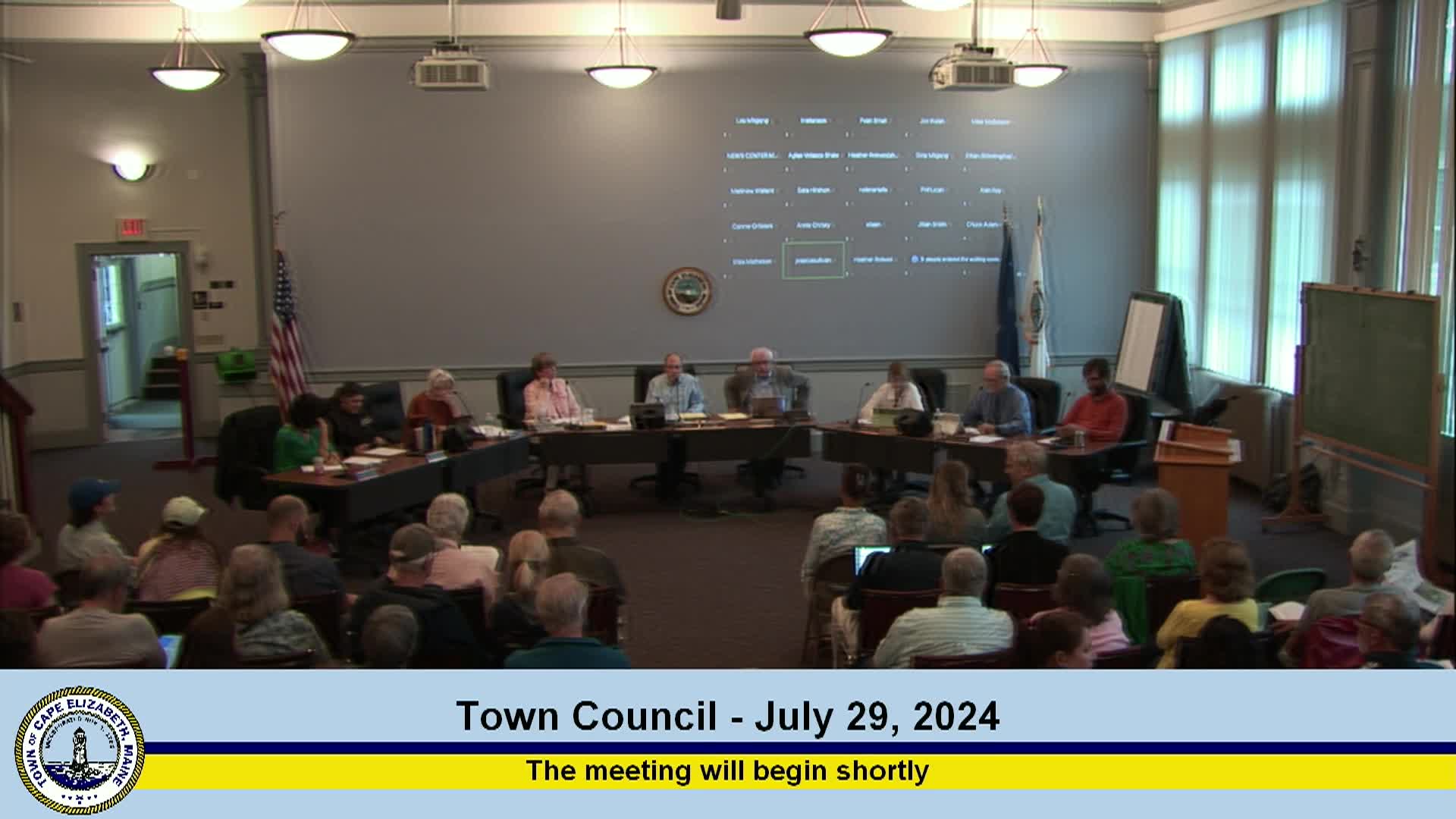 Thumbnail image for Town Council Public Hearing - July 29, 2024