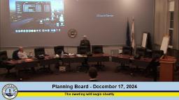 Thumbnail image for Planning Board - December 17, 2024