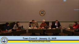 Thumbnail image for Town Council - January 13, 2025