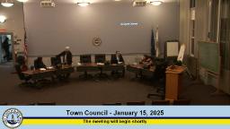 Thumbnail image for Town Councili Workshop - January 15, 2025
