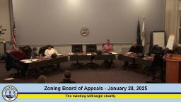 Thumbnail image for Board of Zoning Appeals - January 28, 2025