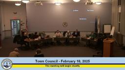 Thumbnail image for Town Council - February 10, 2025