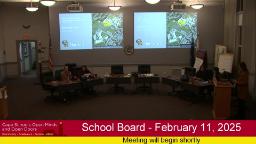 Thumbnail image for School Board Public Forum & Meeting - February 11, 2025
