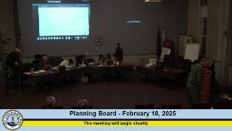 Thumbnail image for Planning Board - February 18, 2025