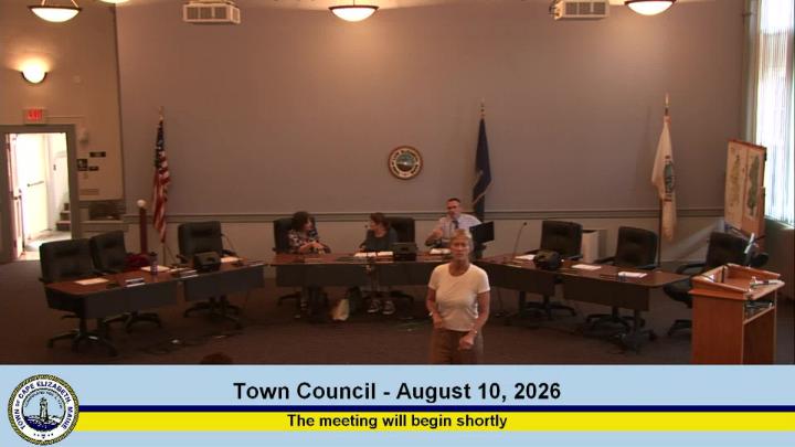 Thumbnail image for Town Council Workshop & Meeting - August 10, 2026