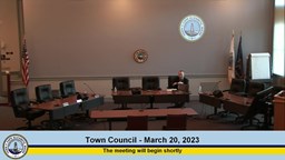Thumbnail image for Town Council Finance Committee Workshop - March 20, 2023