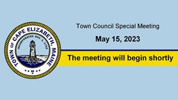 Thumbnail image for Town Council Special Meeting - May 15, 2023