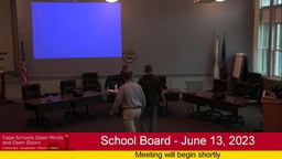 Thumbnail image for School Board - June 13, 2023