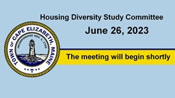 Thumbnail image for Housing Diversity Study Committee - June 26, 2023