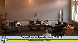 Thumbnail image for Board of Zoning Appeals - June 27, 2023