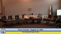 Thumbnail image for Town Council - August 14, 2023