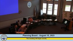 Thumbnail image for Planning Board - August 15, 2023