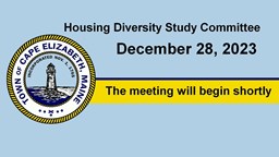 Thumbnail image for Housing Diversity Study Committee - December 28, 2023