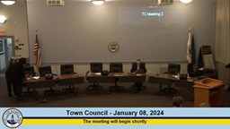 Thumbnail image for Town Council - January 8, 2024
