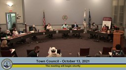 Thumbnail image for Town Council Meeting - October 13, 2021