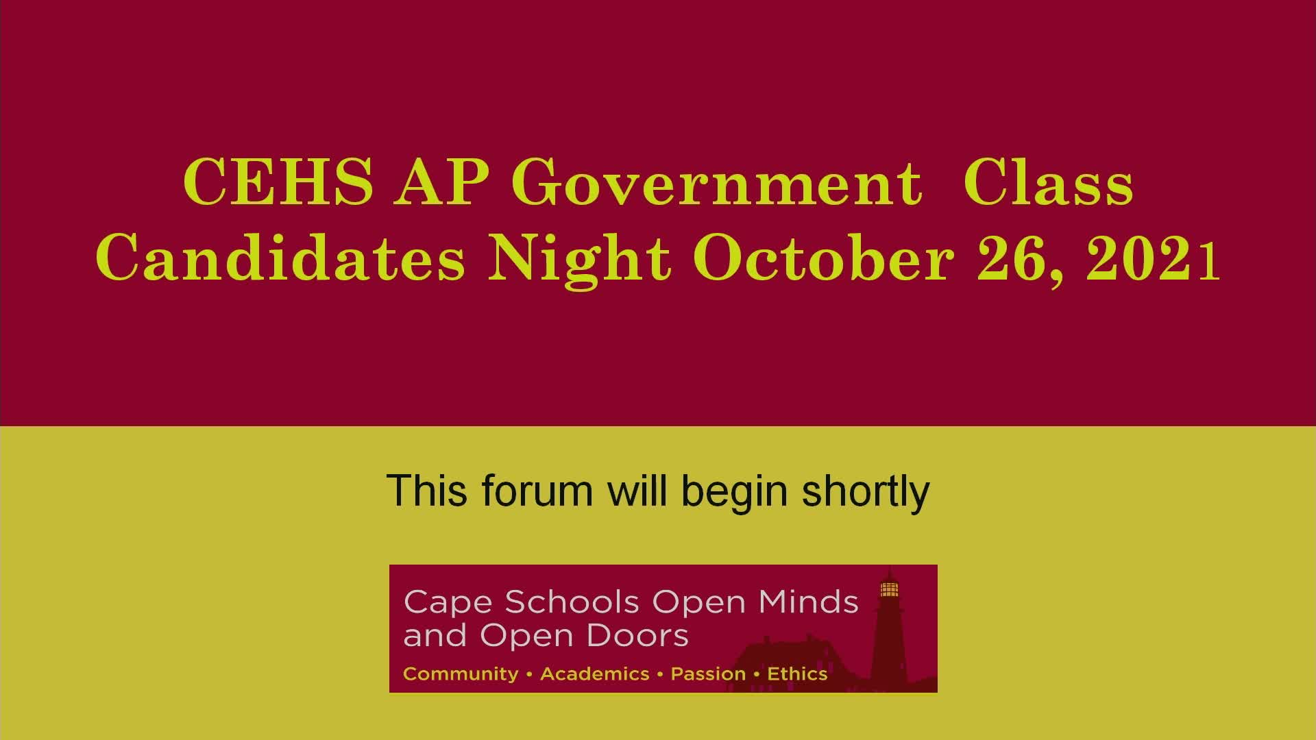 Thumbnail image for Candidates Night 2 - October 26, 2021