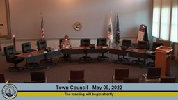 Thumbnail image for Town Council - May 9, 2022
