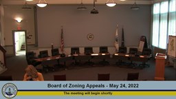 Thumbnail image for Board of Zoning Appeals - May 24, 2022