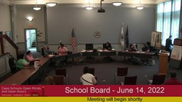 Thumbnail image for School Board - June 14, 2022
