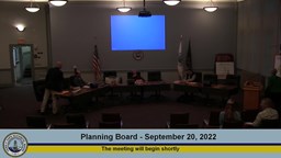 Thumbnail image for Planning Board - September 20, 2022