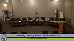 Thumbnail image for Housing Diversity Study Committee Community Forum: December 5, 2022