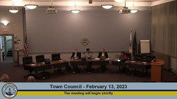 Thumbnail image for Town Council: February 13, 2023