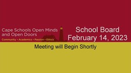 Thumbnail image for School Board: February 14, 2023