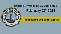 Thumbnail image for Housing Diversity Study Committee: February 27, 2023